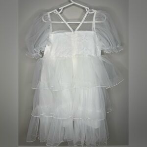 white color little gril dress